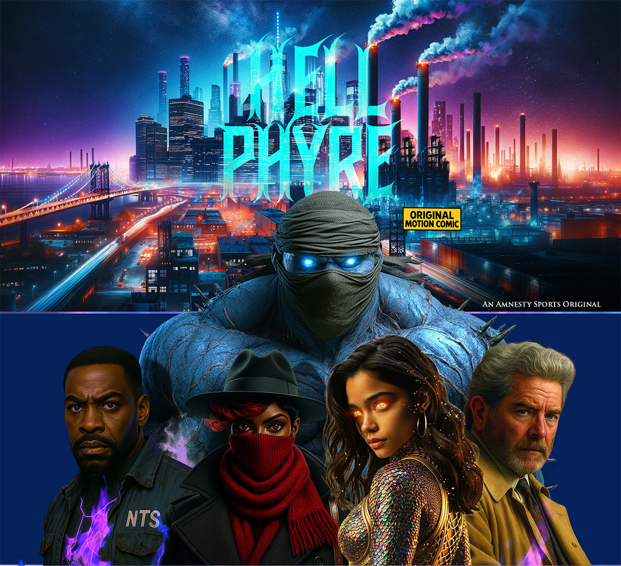 Hell Phyre: Motion Comic header artwork
